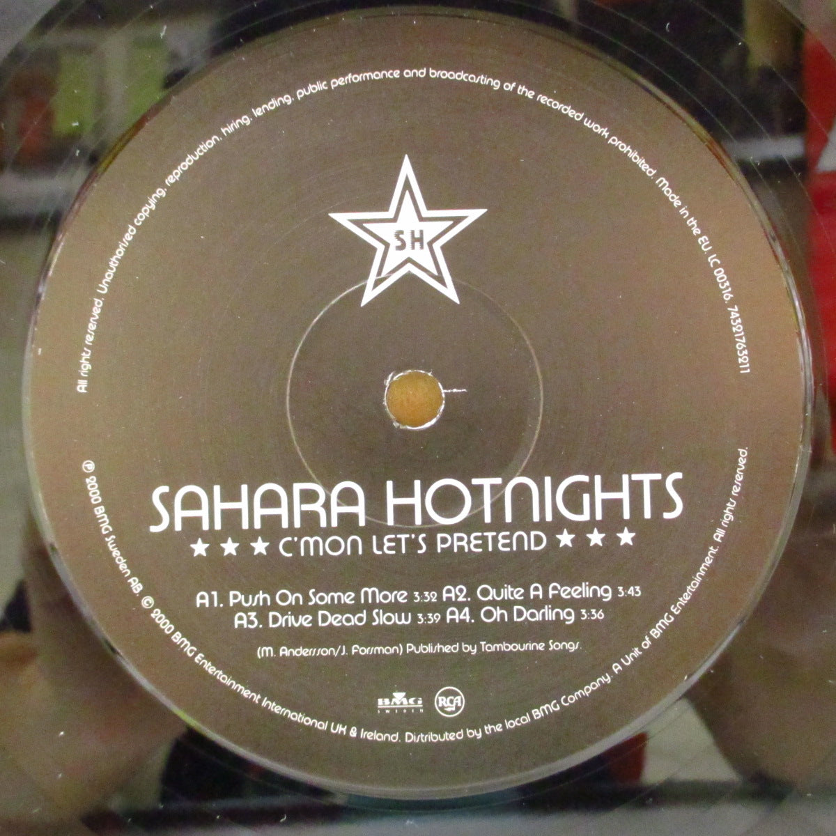 SAHARA HOTNIGHTS (サハラ・ホットナイツ)  - C'mon Let's Pretend (UK '00 オリジナル8曲入り MLP/レアステッカー付き光沢見開きジャケ)