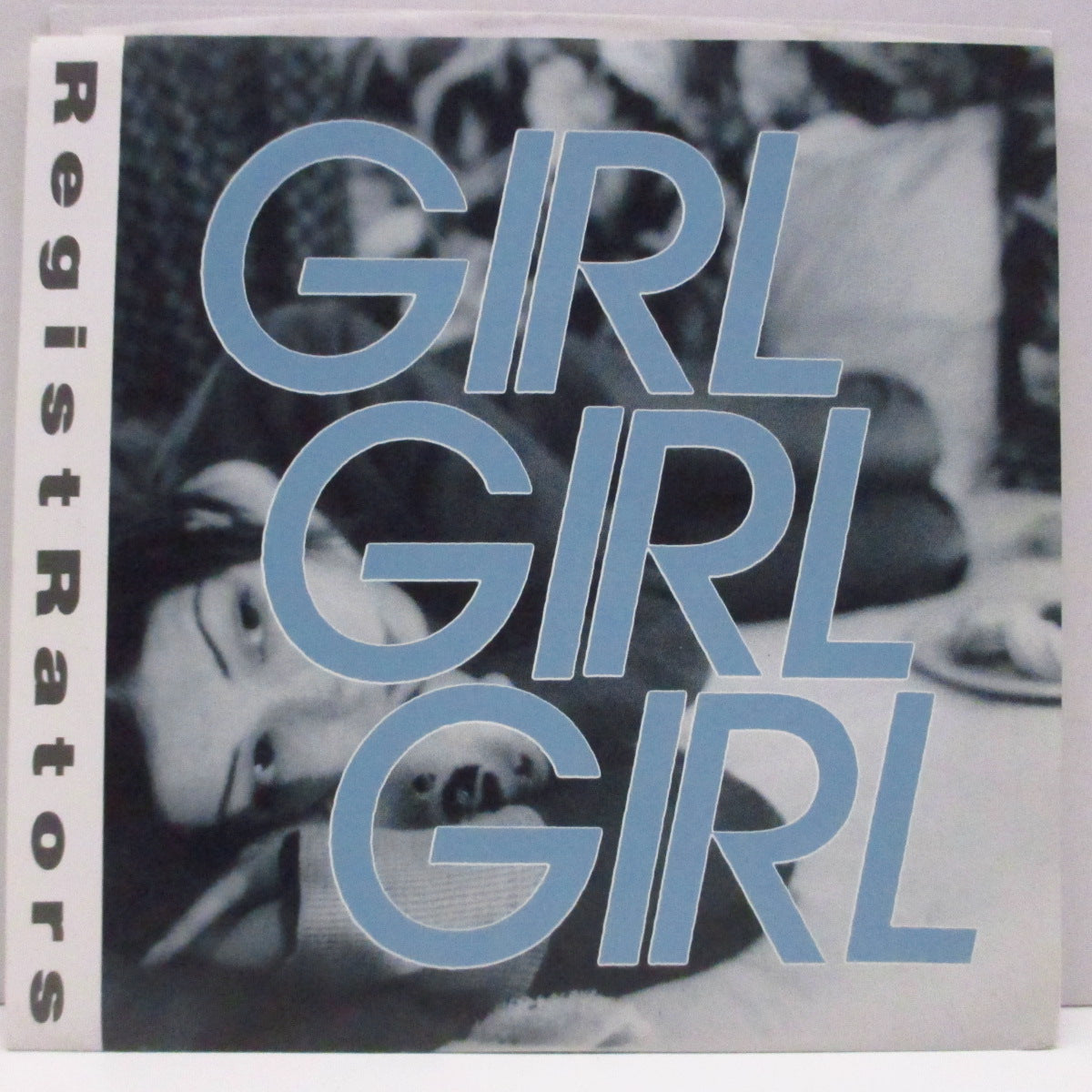REGISTRATORS (レジストレーターズ)  - Girl Girl Girl (Japan '94 限定「クリアヴァイナル」3曲入り 7"/光沢ソフト紙二つ折りジャケ)