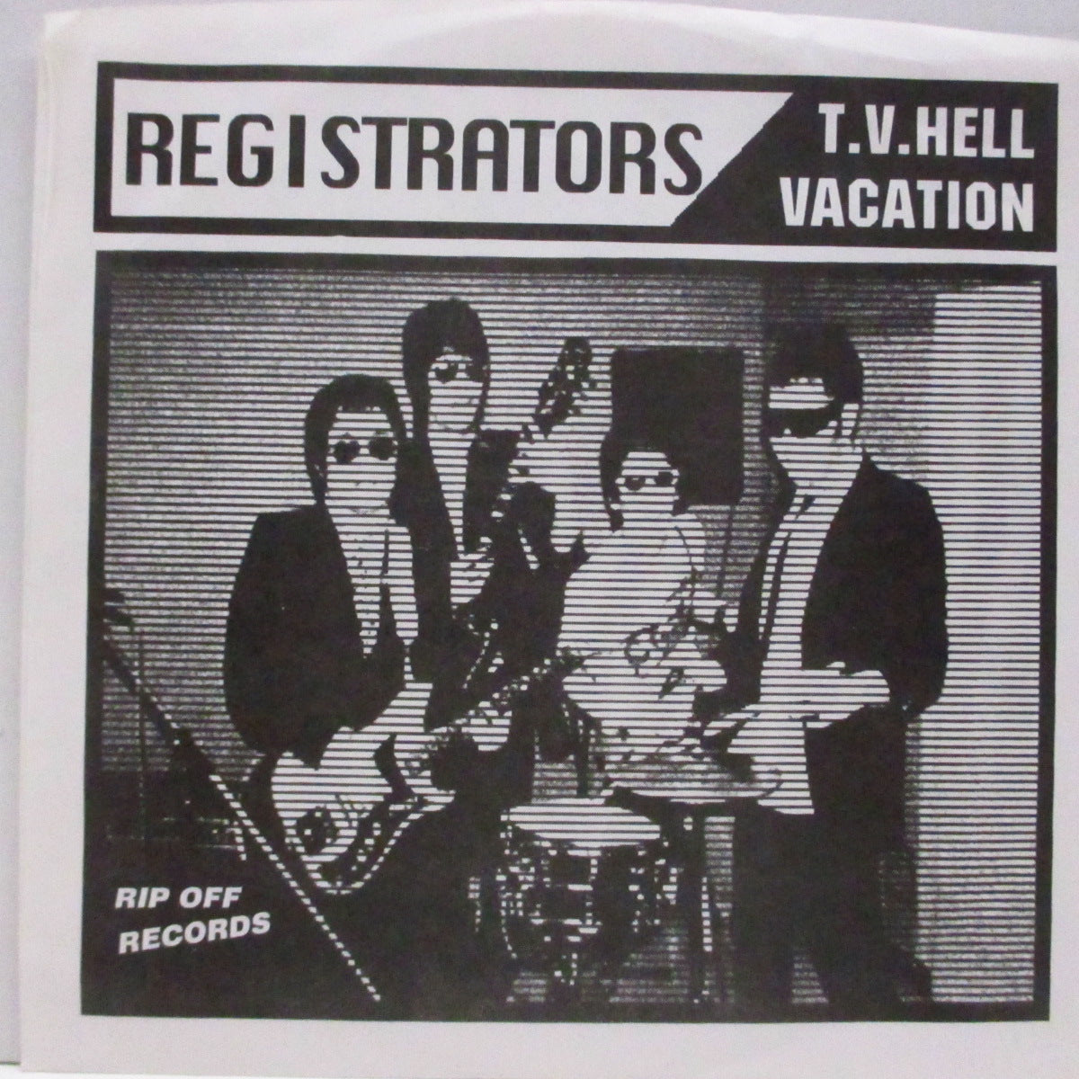 REGISTRATORS (レジストレーターズ)  - T.V. Hell / Vacation (US '97 オリジナル「片面」2曲入り7"/マットソフト紙ジャケ)