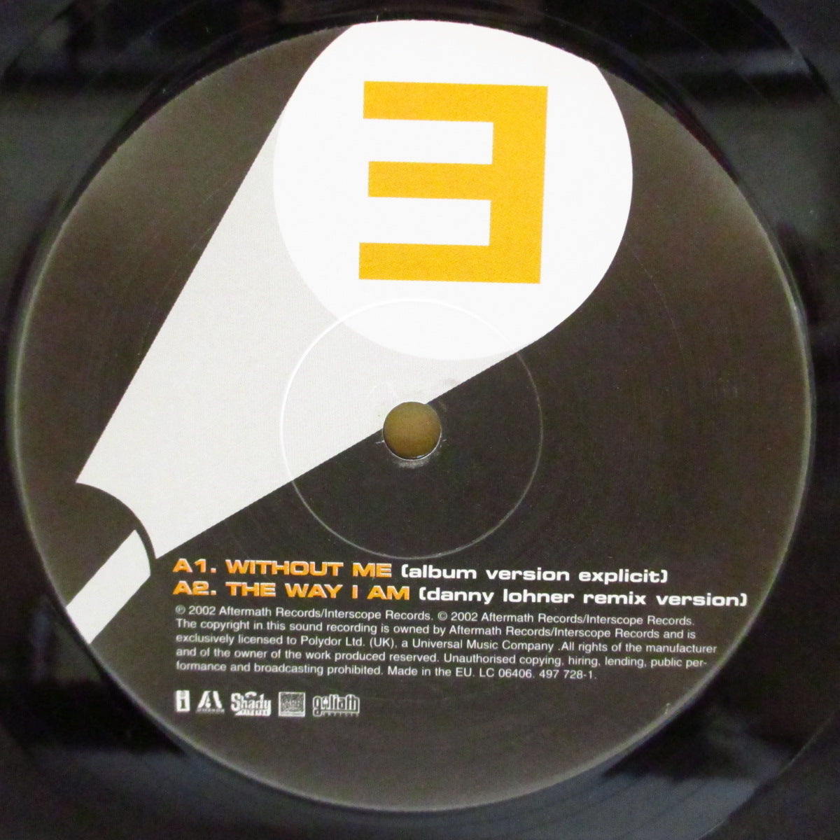 EMINEM (エミネム)  - Without Me (UK '02 オリジナル3曲入り 12インチ)