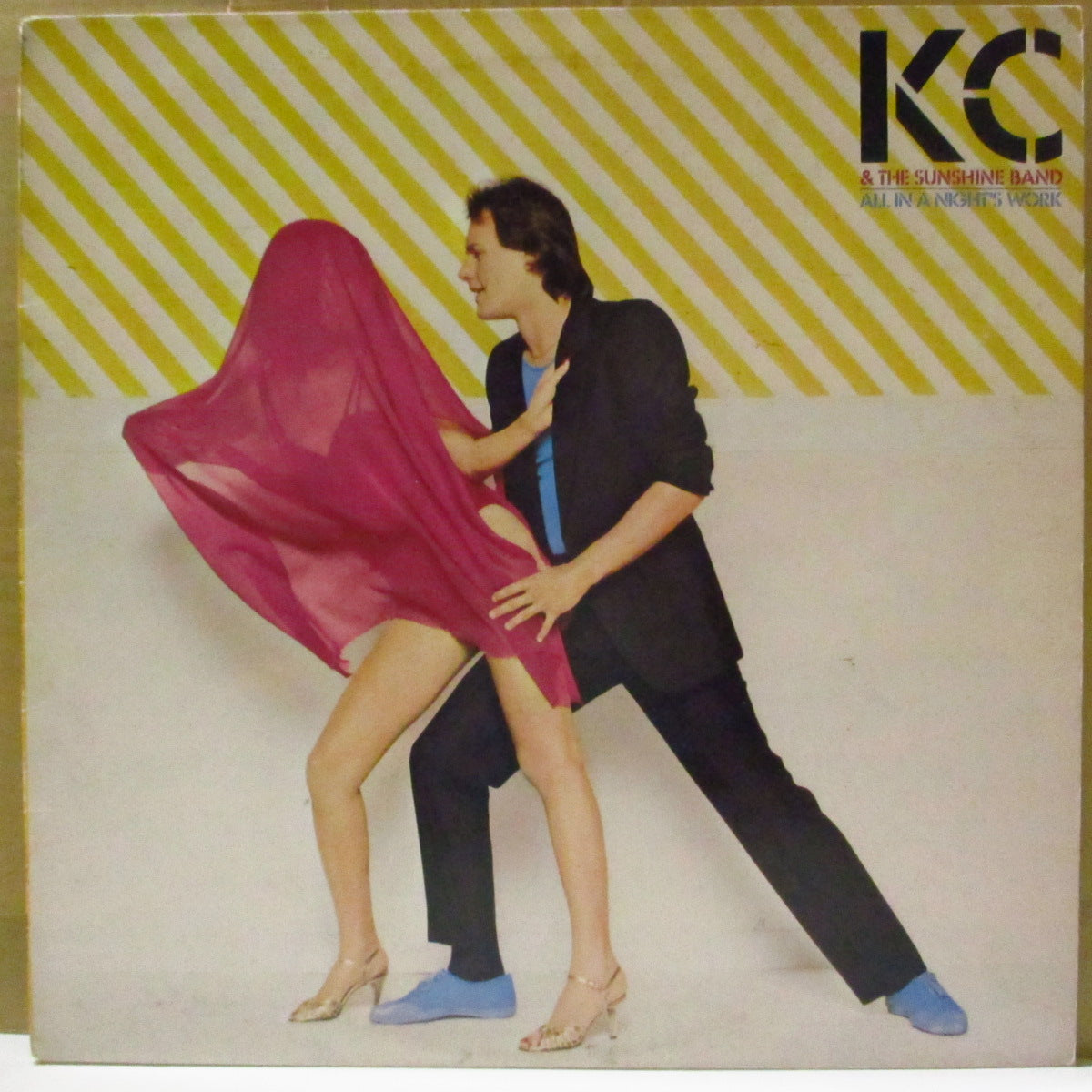 KC AND THE SUNSHINE BAND (KC アンド・ザ・サンシャイン・バンド)  - All In A Night's Work (UK '82 オリジナル・ステレオ LP)エレクトロ・ファンキーディスコ満載！