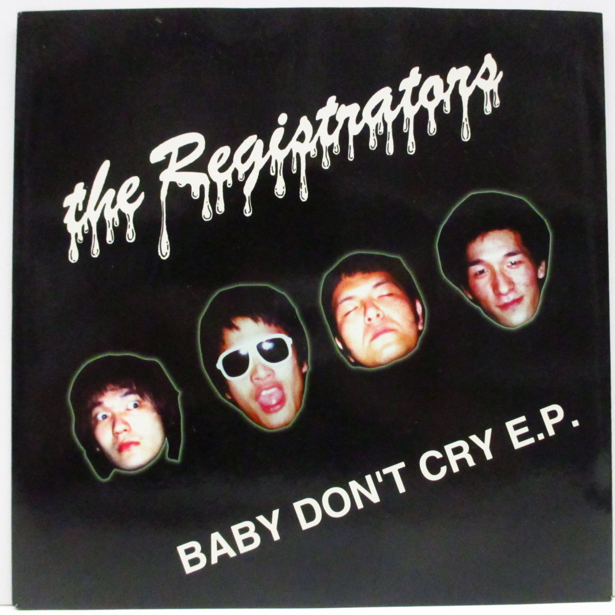 REGISTRATORS (レジストレーターズ)  - Baby Don't Cry E.P. (Dutch '95 オリジナル3曲入り「黒盤」 7"/光沢固紙折り返しジャケ)