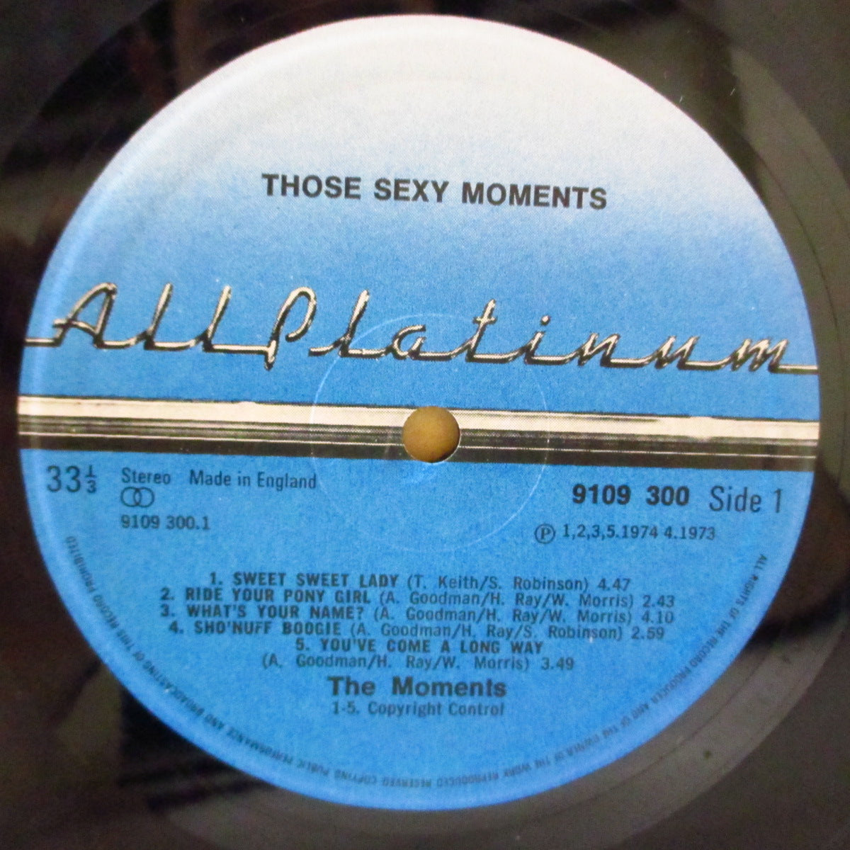 MOMENTS, THE (ザ・モーメンツ) - Those Sexy Moments (UK '74
