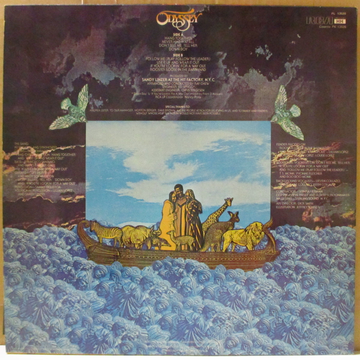 ODYSSEY (オデッセイ)  - Hang Together (UK '80 オリジナル・ステレオ LP+歌詞インサート)ディスコ・ブラコン隠れ名作！
