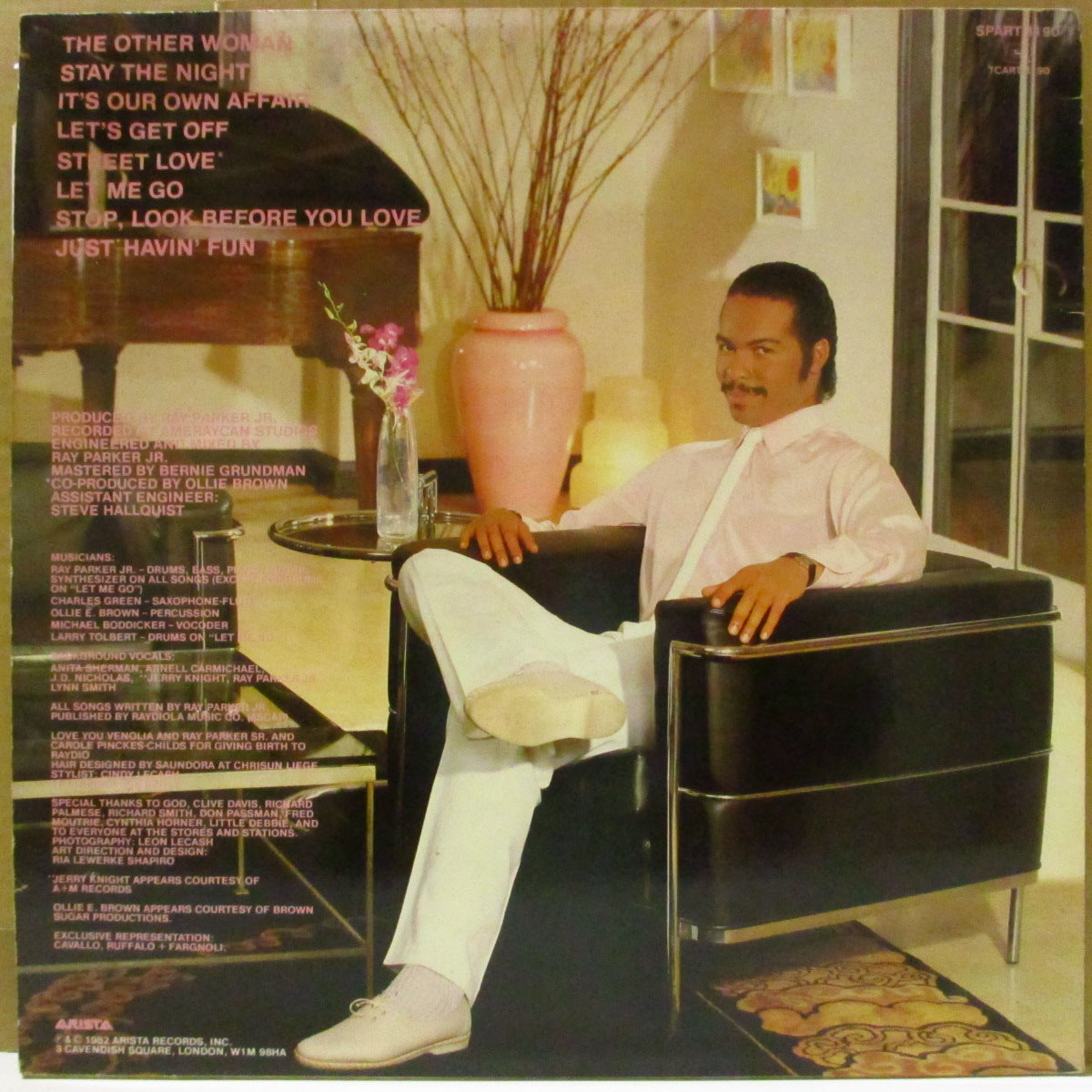RAY PARKER JR.  (レイ・パーカー・ジュニア)  - The Other Woman (UK '82 オリジナル・ステレオ LP)ソロ・デビューアルバム