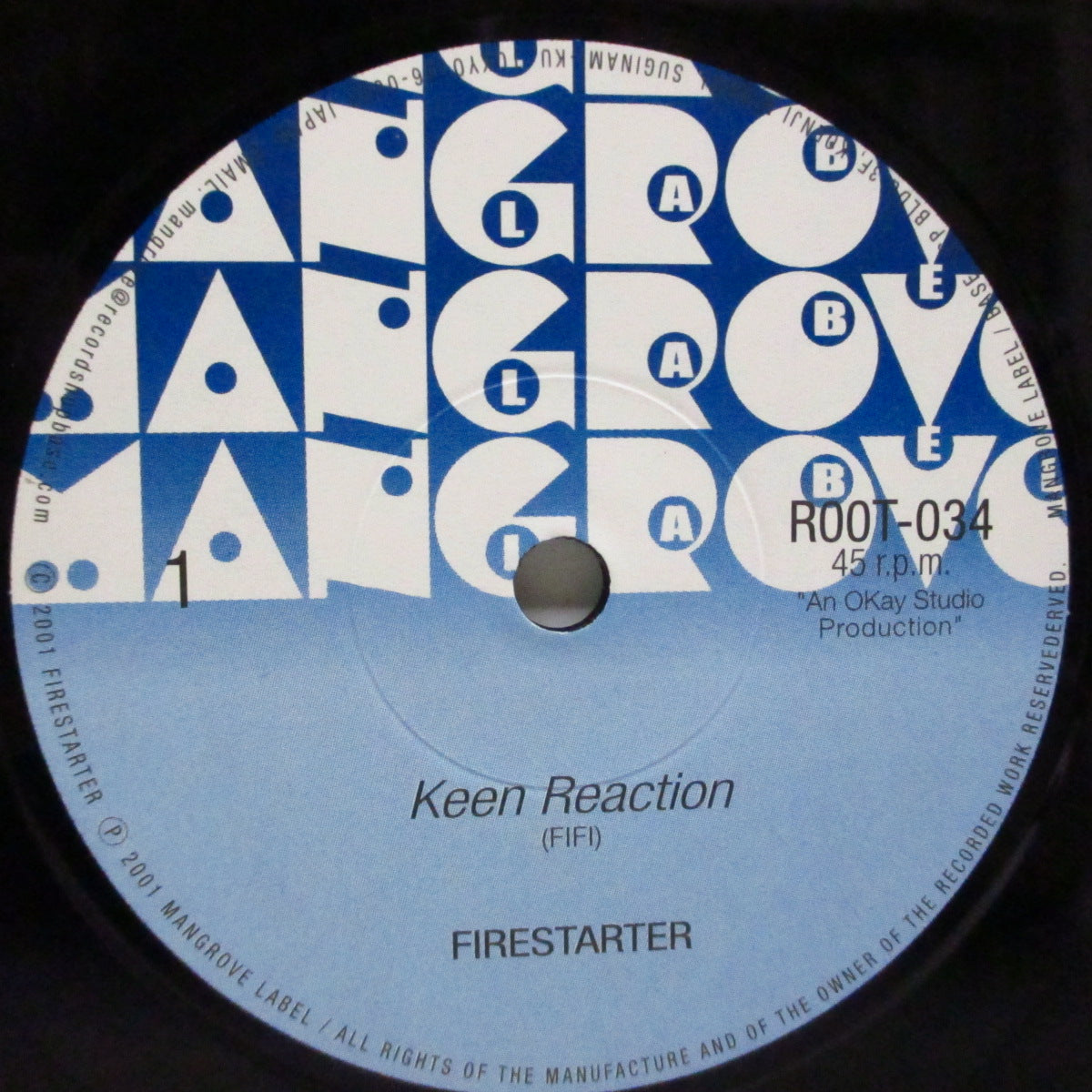 FIRESTARTER (ファイアスターター)  - Keen Reaction (Japan '01 オリジナル 7"/マットソフト紙ジャケ) セカンド！