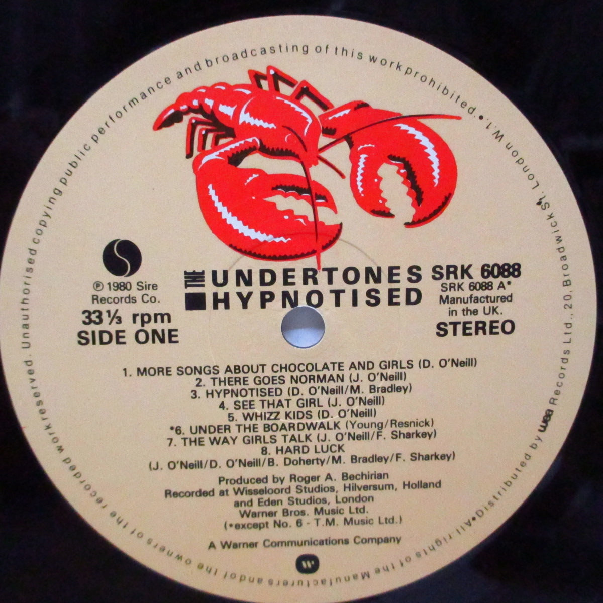 UNDERTONES, THE (ジ・アンダートーンズ) - Hypnotised (UK オリジナル
