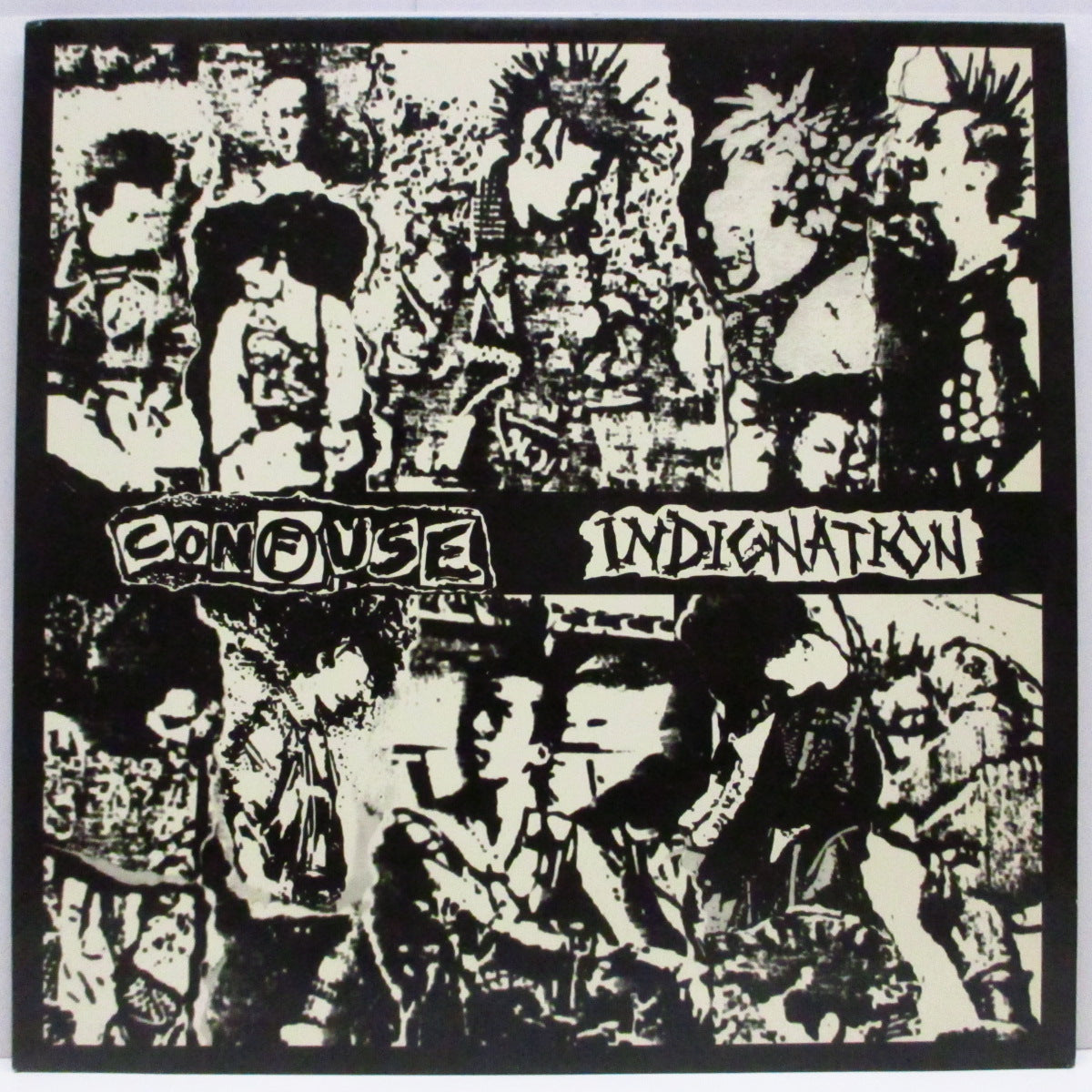 CONFUSE (コンフューズ)  - Indignation (Japan '97 1,500枚限定再発 LP+インサート）'84年カセット音源！