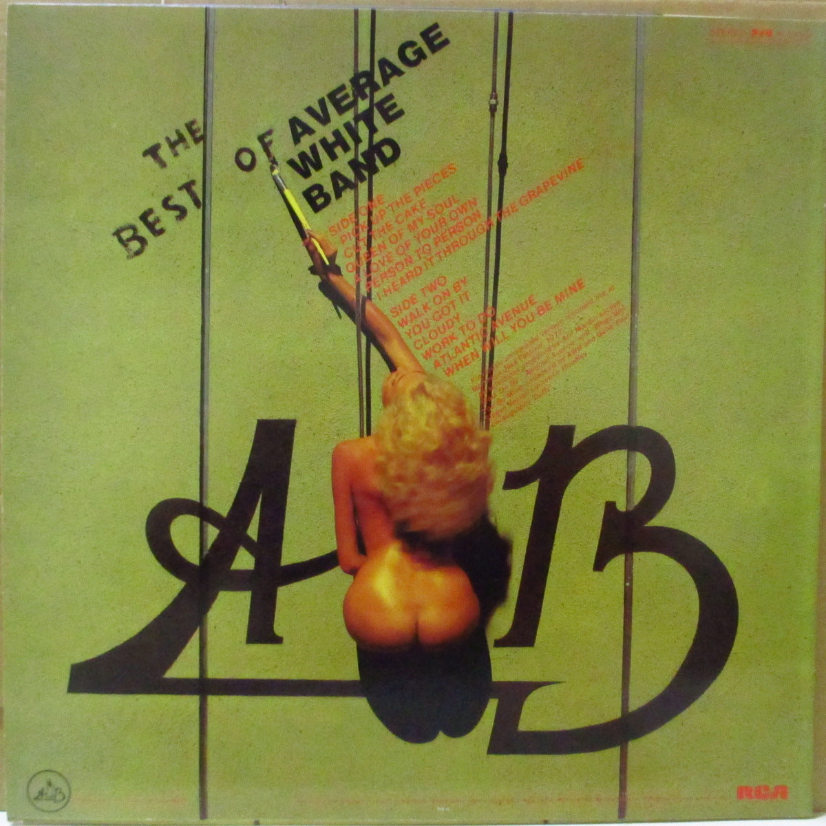 AVERAGE WHITE BAND (アヴェレイジ・ホワイト・バンド)  - The Best Of AWB (UK '79 初回品番「XL 13101 」オリジナル・ステレオLP+インサート)英ファンクグループ、初のベスト全12曲。
