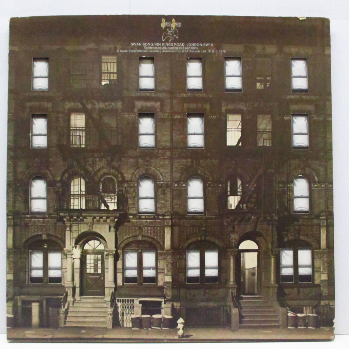 LED ZEPPELIN (レッド・ツェッペリン)  - Physical Graffiti (UK '75 再発「Wロゴ有ラベ」2xLP+インナー、インサート/初回窓開きジャケ)