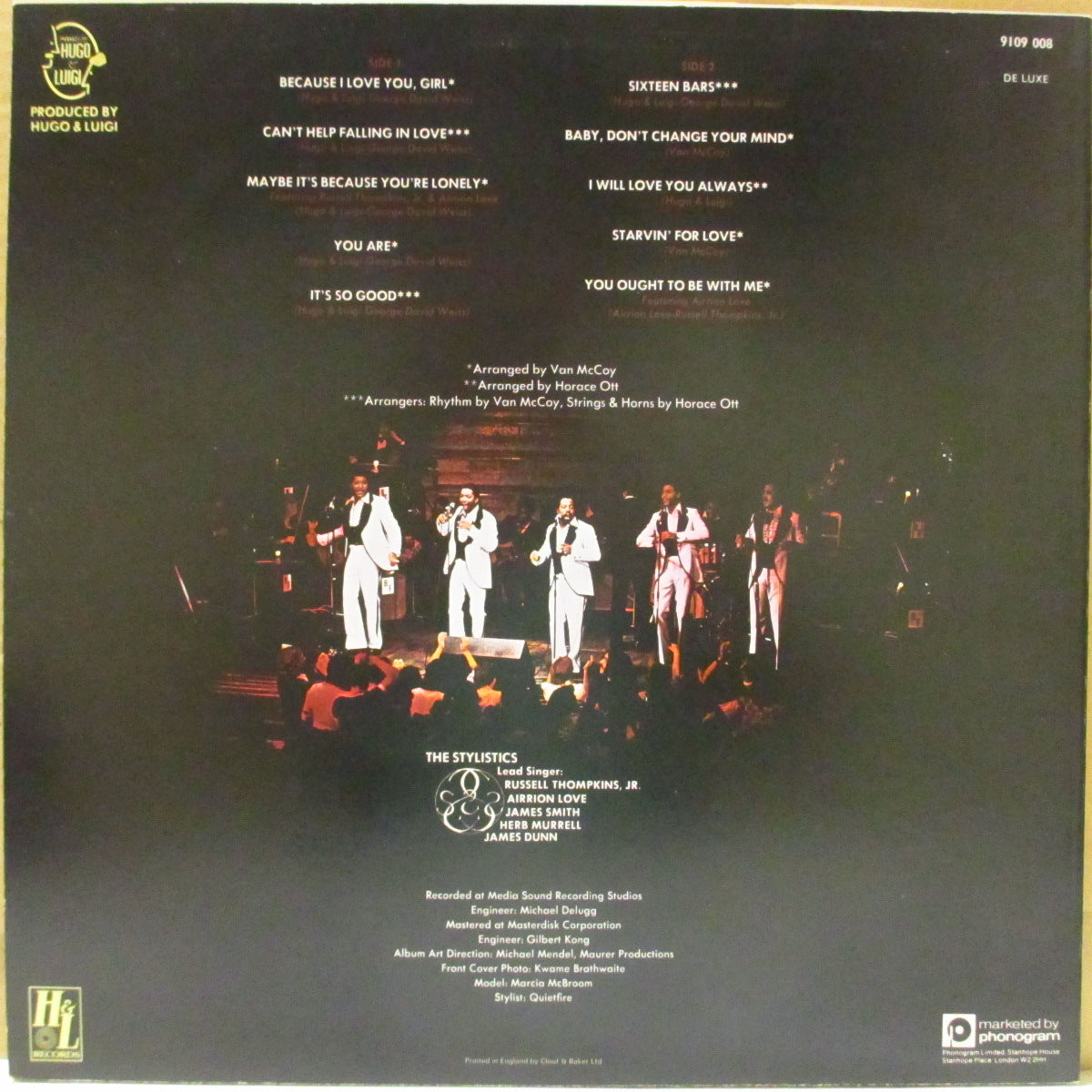 STYLISTICS, THE (ザ・スタイリスティックス)  - Fabulous (UK '76 オリジナル・ステレオ LP/コーティングなし光沢ジャケ) 8作目アルバム