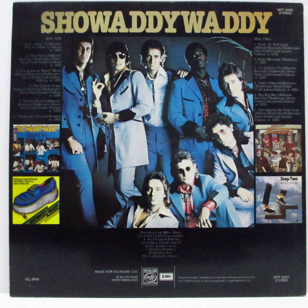 SHOWADDYWADDY (ショワディワディ)  - Showaddywaddy [ベスト] (UK オリジナル LP）