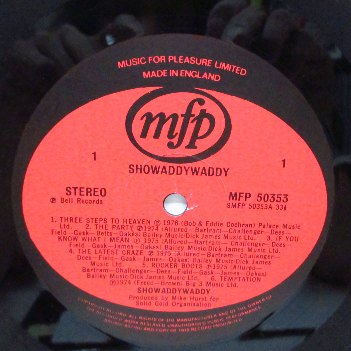 SHOWADDYWADDY (ショワディワディ)  - Showaddywaddy [ベスト] (UK オリジナル LP）