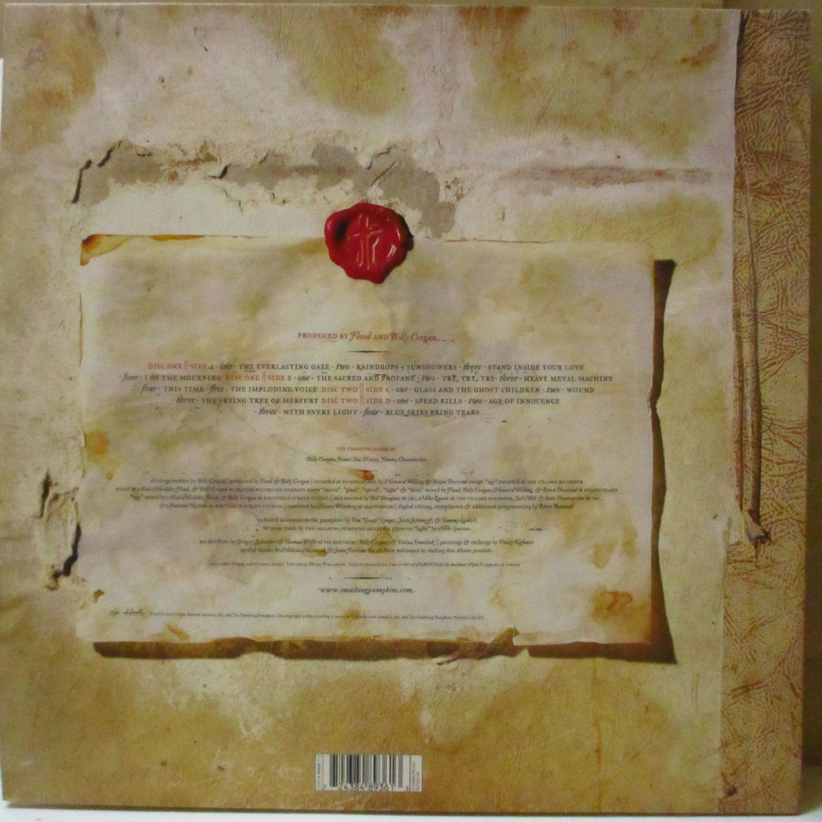 SMASHING PUMPKINS (スマッシング・パンプキンズ)  - Machina / The Machines Of God (EU オリジナル 2xLP/ブックレット一体型光沢見開きジャケ) '00年5thアルバム