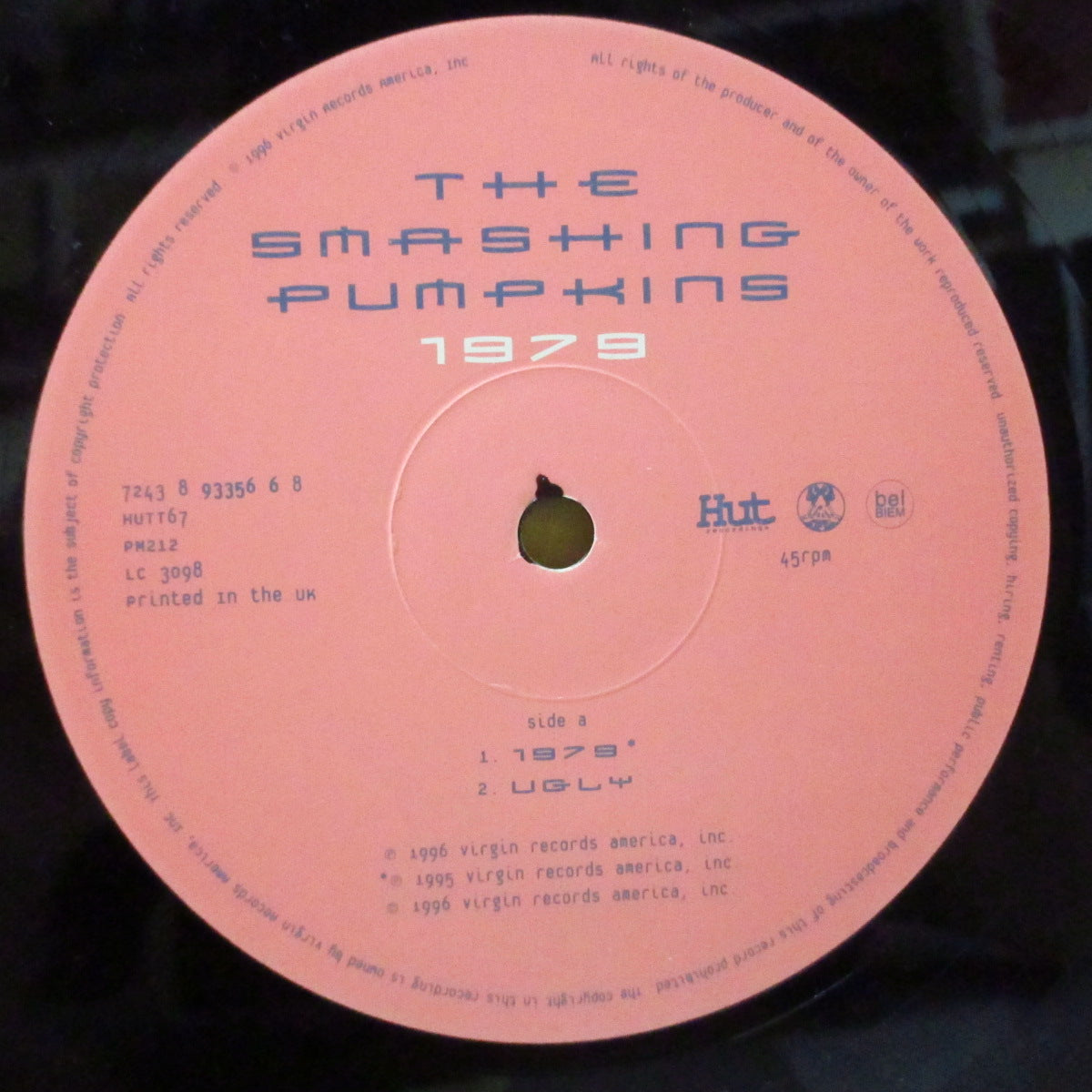 美品UK盤12inchレコード スマッシングパンプキンズ『1979』 SMASHING PUMPKINS (スマッシング・パンプキンズ) - 1979 +3 (UK
