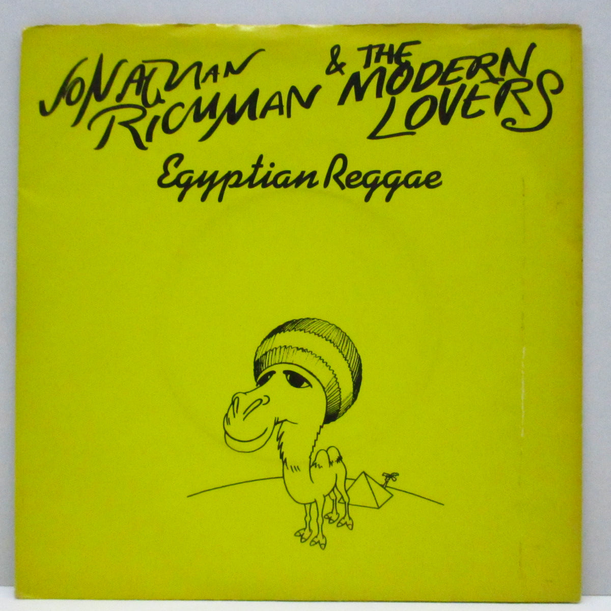 JONATHAN RICHMAN & THE MODERN LOVERS (ジョナサン・リッチマン＆ザ・モダーン・ラヴァーズ)  - Egyptian Reggae (UK オリジナル 7"+光沢固紙折り返しジャケ) 