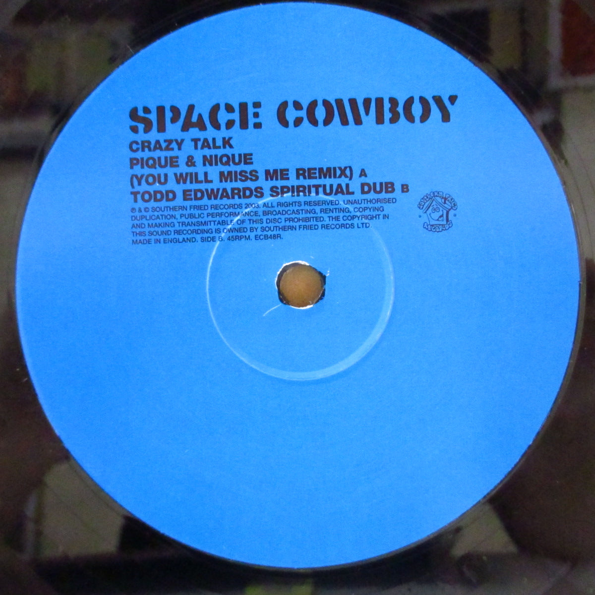 SPACE COWBOY (スペース・カウボーイ)  - Crazy Talk (UK '03 オリジナル「ECB32Z」 12インチ/光沢ダイカットスリーブ)