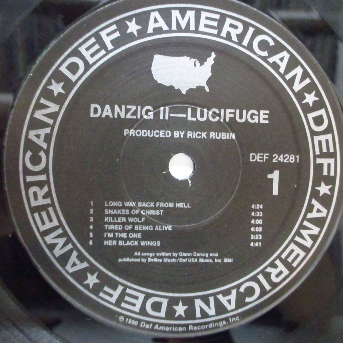 DANZIG (ダンジグ)  - Danzig II-Lucifuge (US '91 初回オリジナル LP+インナー）'91年セカンド！