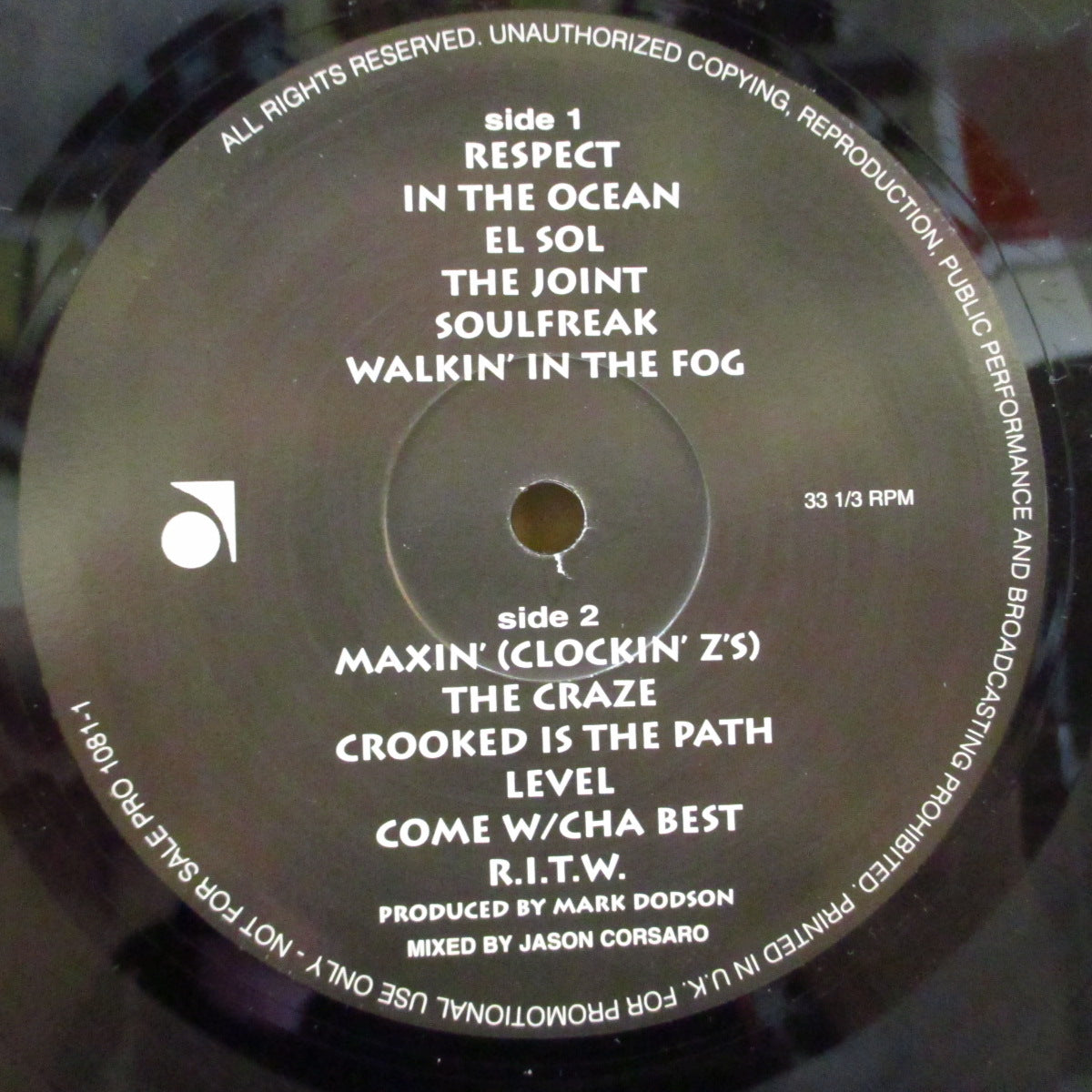 SHOOTYZ GROOVE (シューティーズ・グルーヴ)  - Jammin In Vicious Environments (UK オリジナル LP) '94年1stアルバム