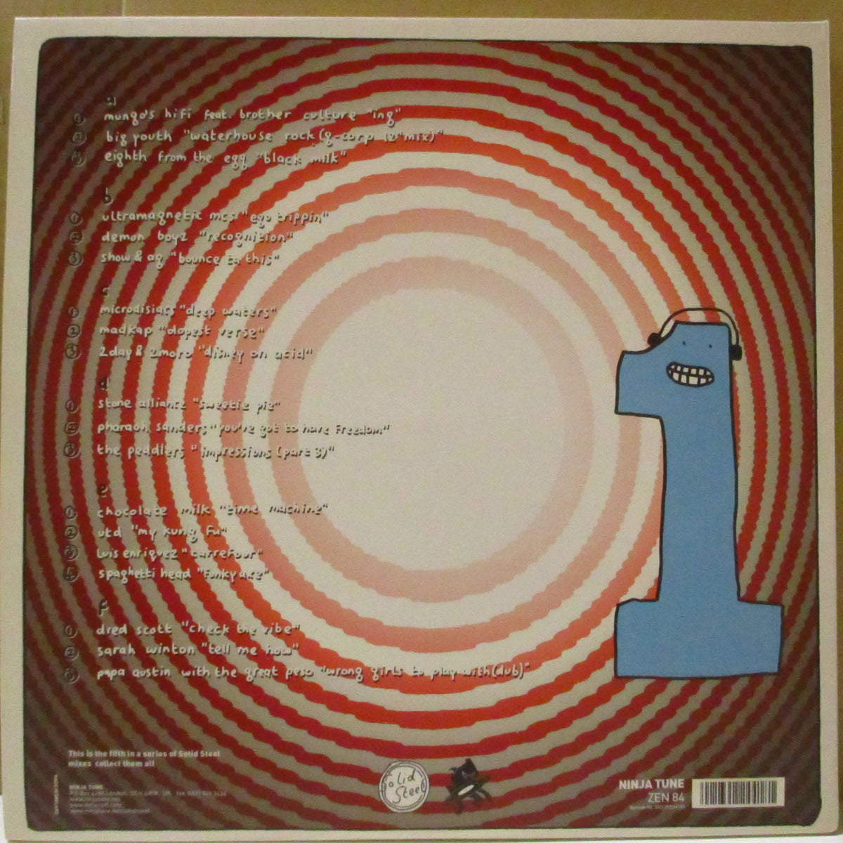MR. SCRUFF (ミスター・スクラフ)  - Keep It Solid Steel (UK '04 オリジナル 3xLP/光沢見開きジャケ) ミックス・アルバム