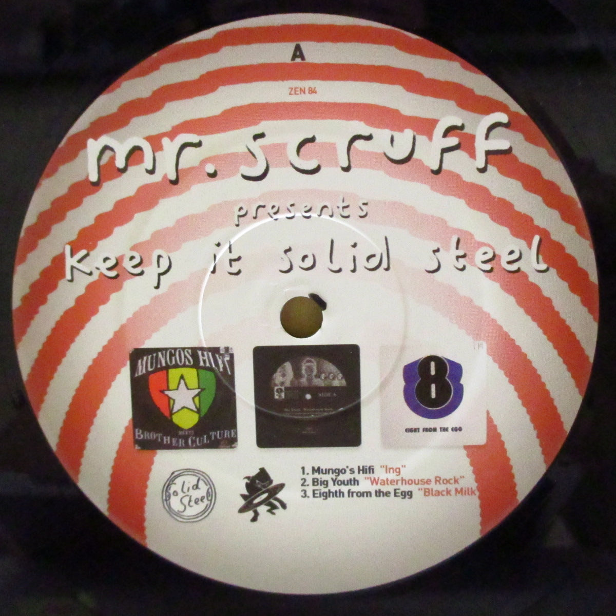 MR. SCRUFF (ミスター・スクラフ)  - Keep It Solid Steel (UK '04 オリジナル 3xLP/光沢見開きジャケ) ミックス・アルバム