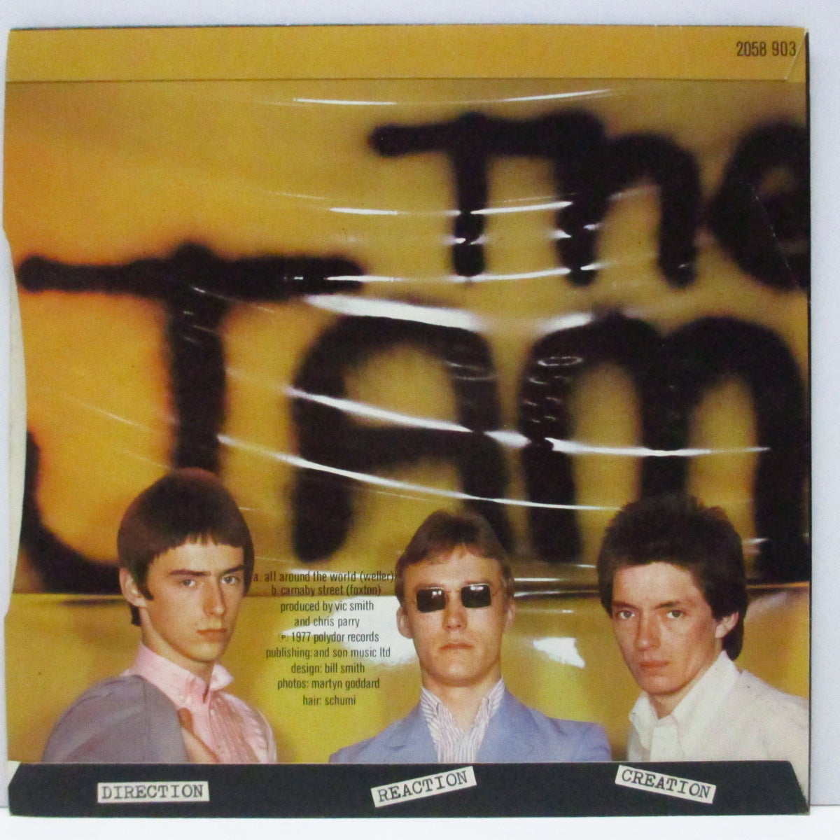 JAM, THE (ザ・ジャム)  - All Around The World (UK '83 再発「フランス語リム」 7"+PS)