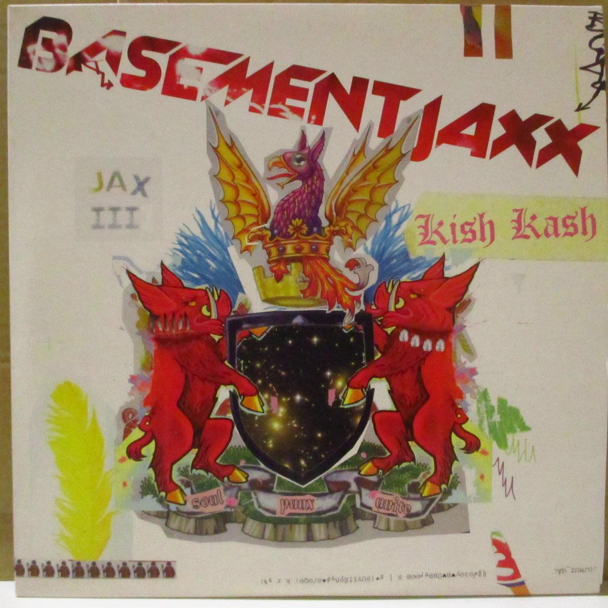 BASEMENT JAXX (ベースメント・ジャックス)  - Kish Kash (UK '03 オリジナル 2xLP+インナー) 3rdアルバム