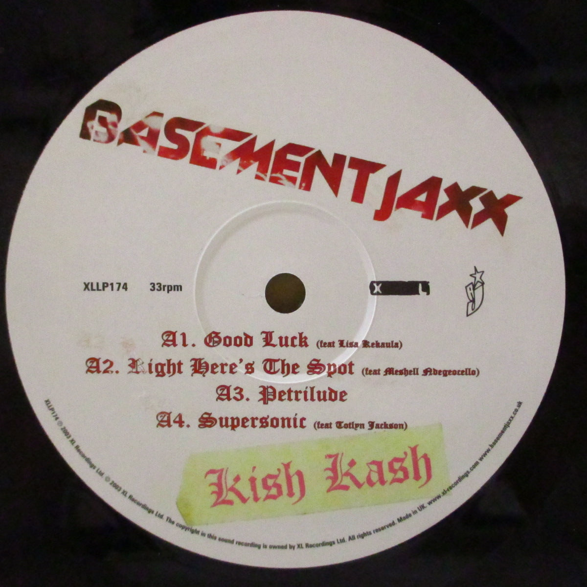 BASEMENT JAXX (ベースメント・ジャックス)  - Kish Kash (UK '03 オリジナル 2xLP+インナー) 3rdアルバム