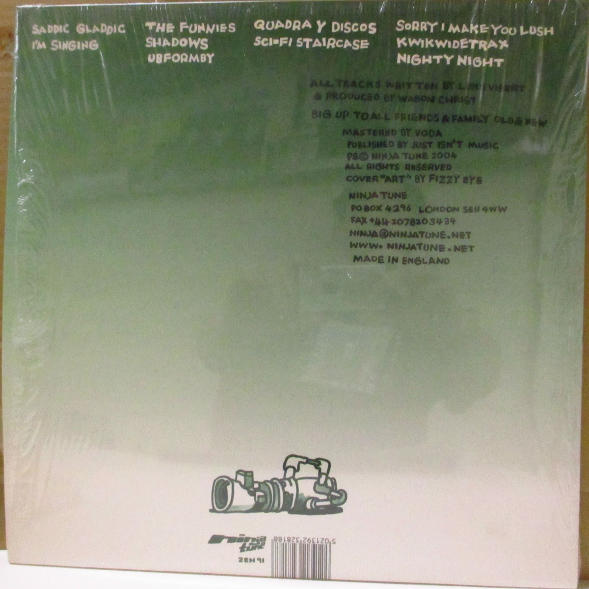 WAGON CHRIST (ワゴン・クライスト)  - Sorry I Make You Lush (UK '04 限定「クリア緑盤」 2xLP/レアステッカー付き光沢ジャケ) 5thアルバム