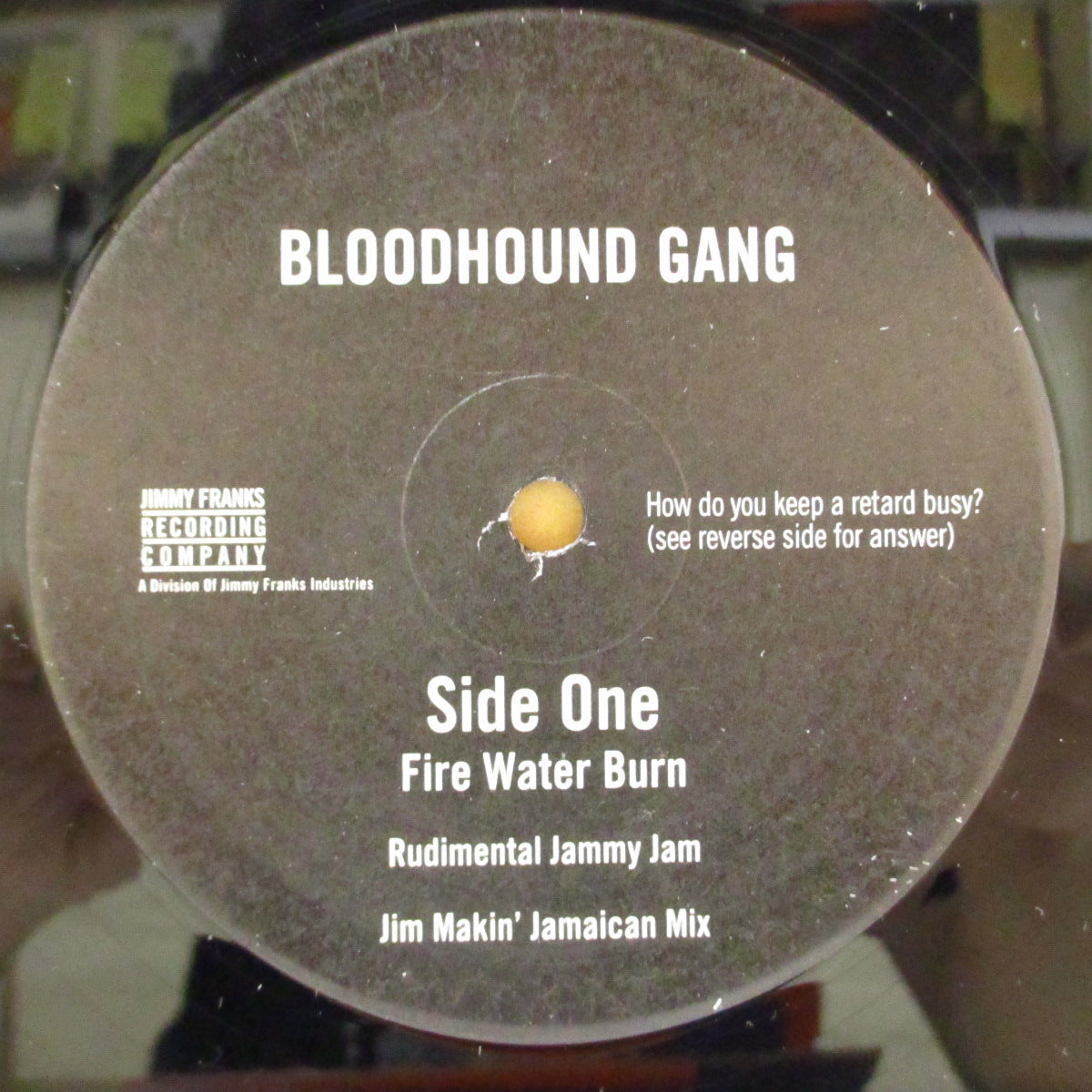 BLOODHOUND GANG (ブラッドハウンド・ギャング)  - Fie Water Burn (US '97 オリジナル33回転4曲入り 12インチ)