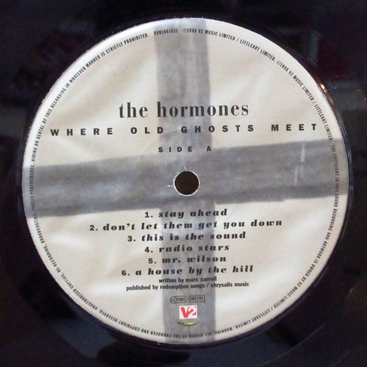 HORMONES, THE (ザ・ホルモンズ)  - Where Old Ghosts Meet (EU オリジナル LP+固紙インナー) '98年1stアルバム