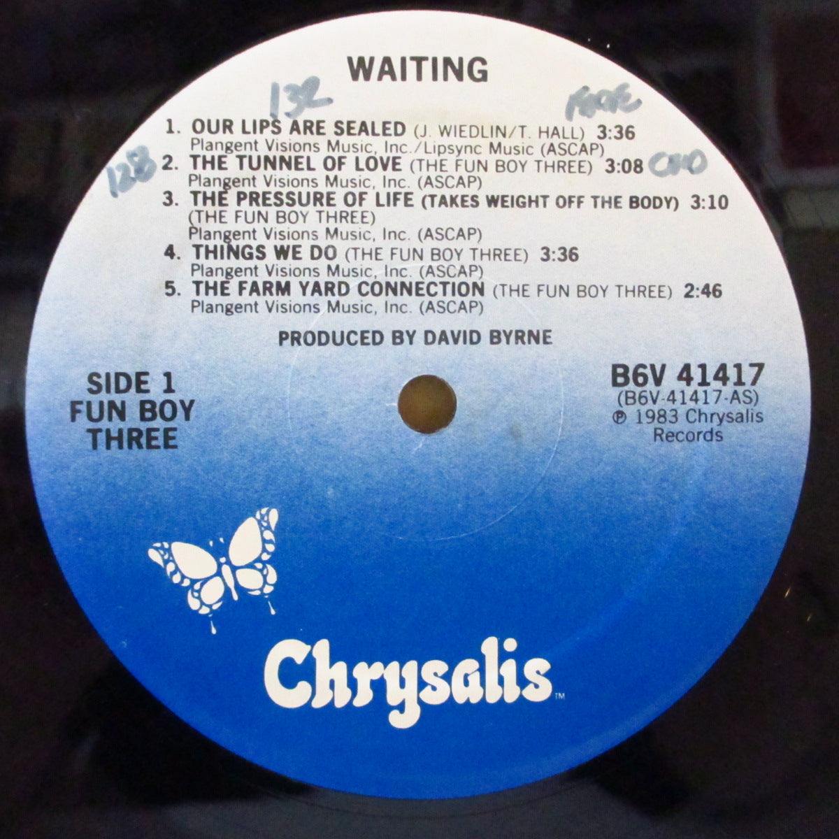 FUN BOY THREE, THE (ザ・ファン・ボーイ・スリー)  - Waiting (US オリジナル LP)