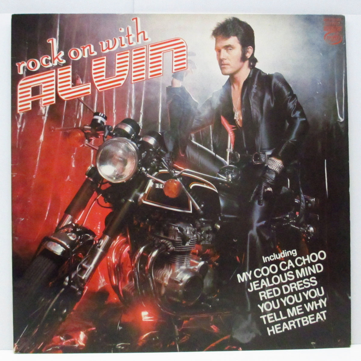 ALVIN STARDUST (アルヴィン・スターダスト)  - Rock On With Alvin (UK オリジナル LP) 16曲入りベスト！