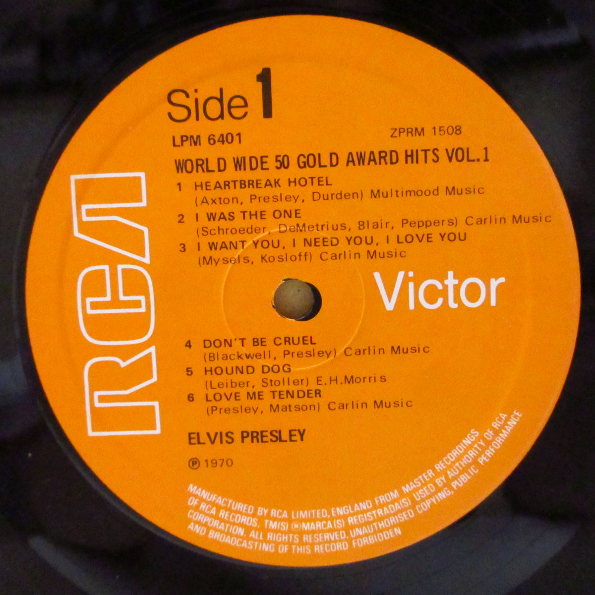 ELVIS PRESLEY (エルヴィス・プレスリー)  - Worldwide 50 Gold Award Hits, Vol.1 (UK '76 再発「Mono表記なしラベ」モノラル LPx4枚組ボックス・セット) ベスト・ボックス第一弾