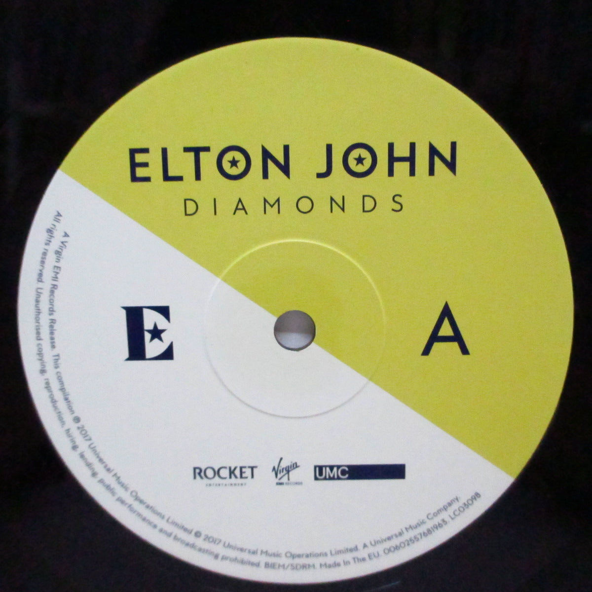 ELTON JOHN (エルトン・ジョン)  - Diamonds (EU '17 初回オリジナル 180g 2xLP+インナー/見開ジャケ）