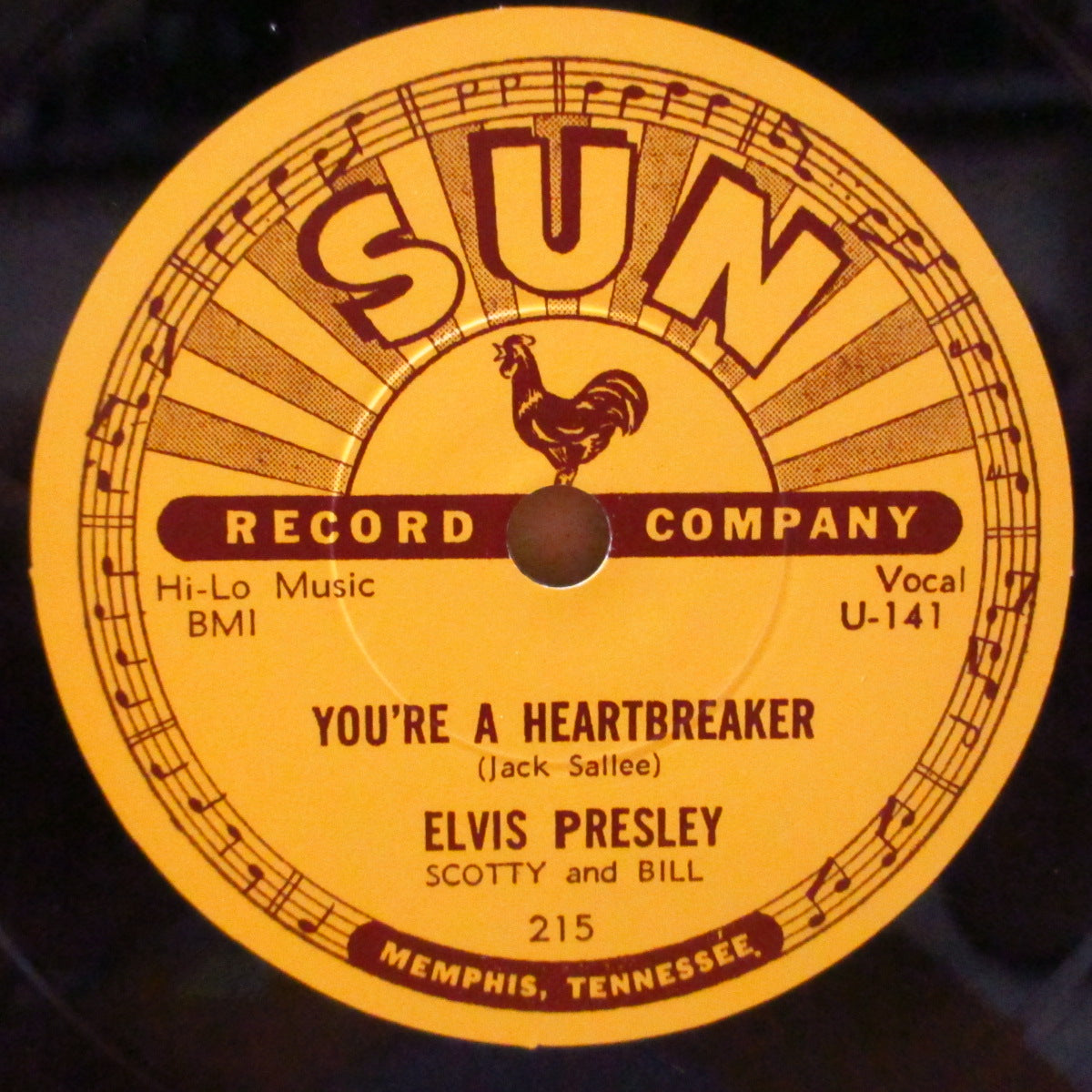 ELVIS PRESLEY (エルヴィス・プレスリー)  - Milkcow Blues Boogie (EU '17 正規限定再発78回転10インチ・シングル)