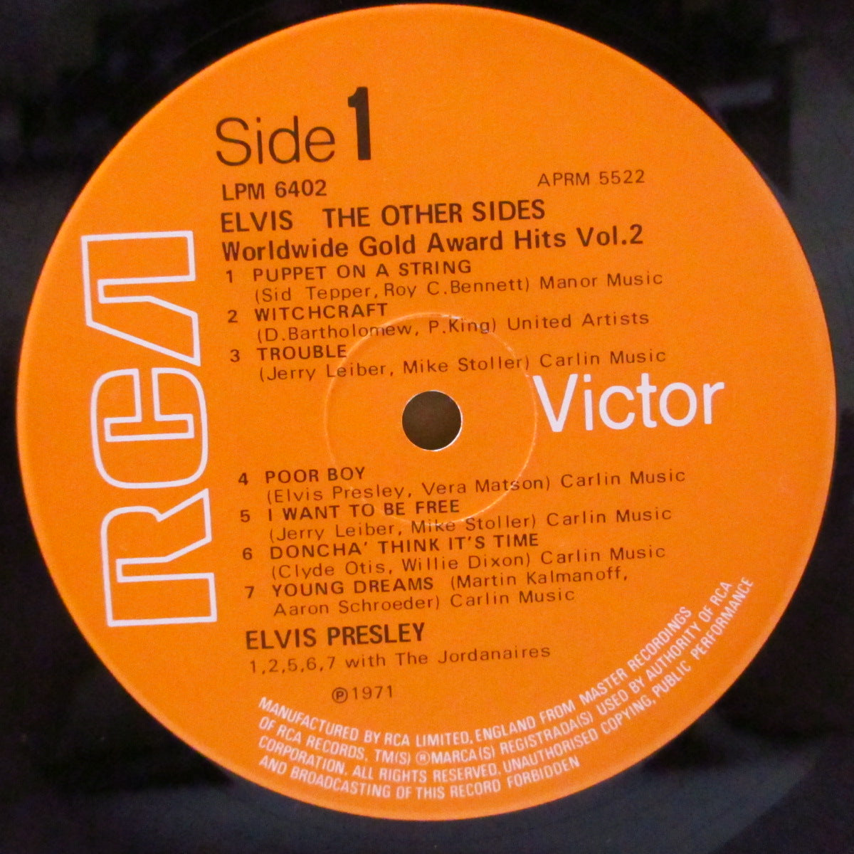 ELVIS PRESLEY (エルヴィス・プレスリー)  - The Other Sides - Worldwide Gold Award Hits - Vol. 2 (UK '75 オリジナル・モノラル LPx4枚組ボックス・セット) ベスト・ボックス第2弾