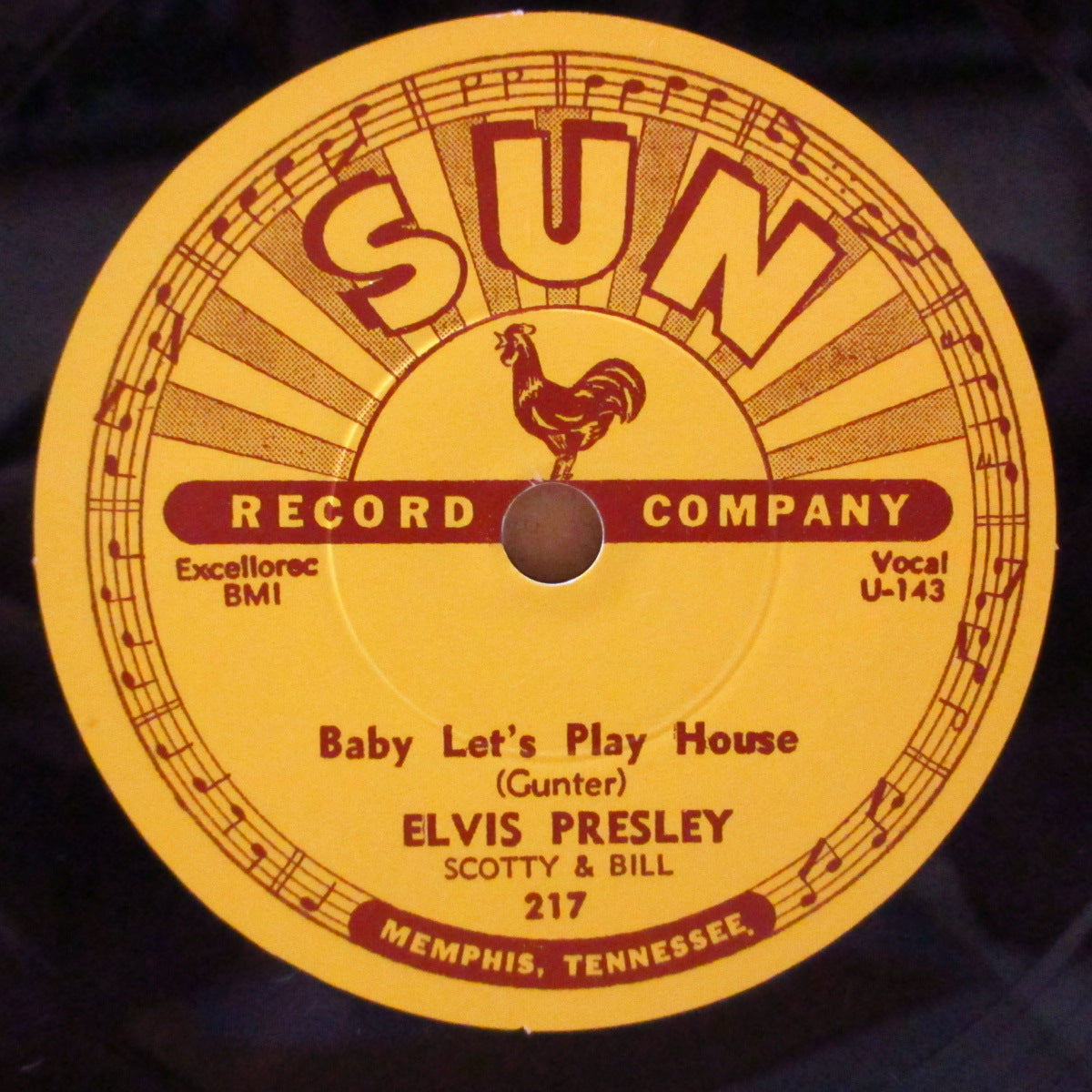 ELVIS PRESLEY (エルヴィス・プレスリー)  - Baby Let's Play House (EU '17 正規限定再発78回転10インチ・シングル)