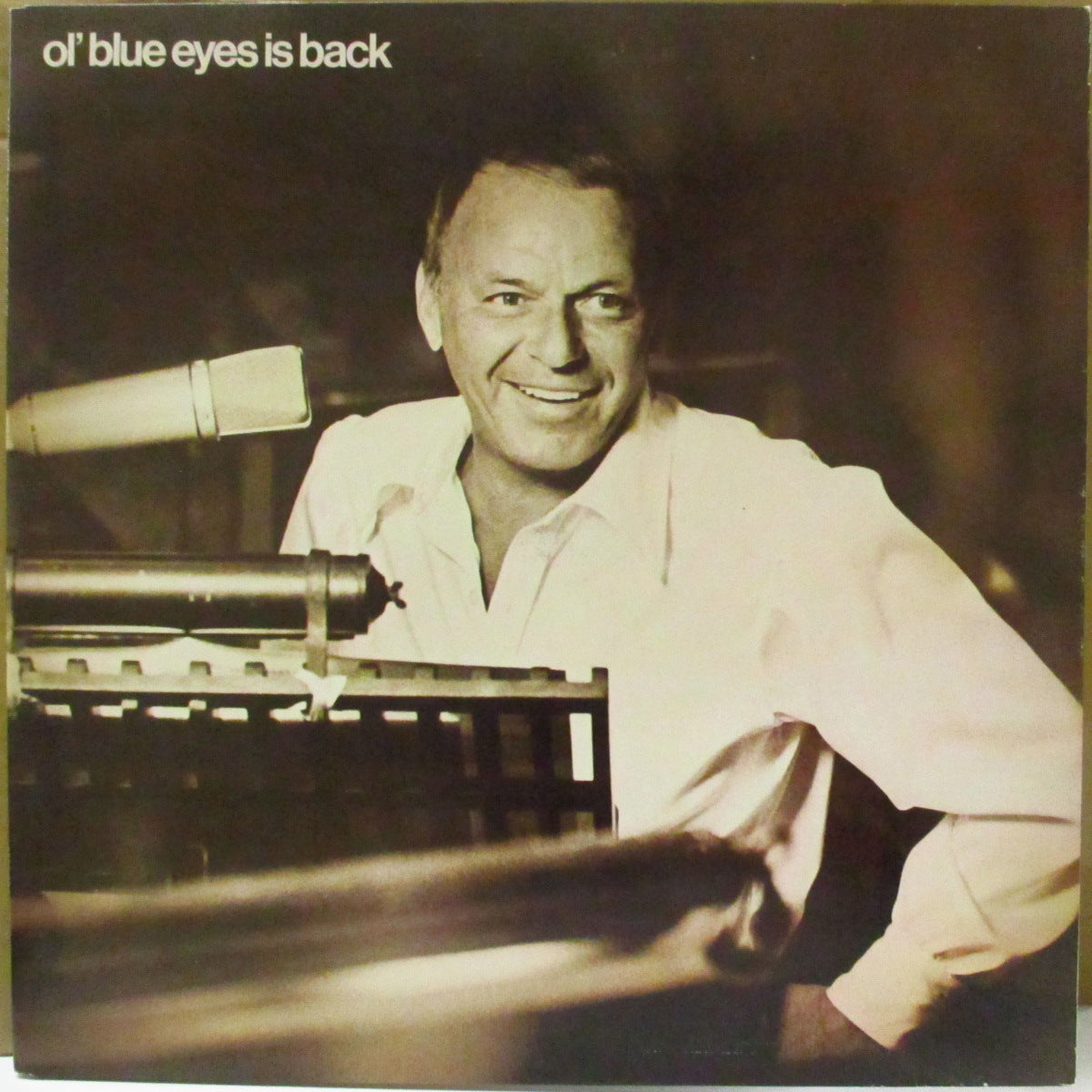 FRANK SINATRA  (フランク・シナトラ)  - Ol' Blue Eyes Is Back (UK '73 初回オリジナル・ステレオ LP/光沢見開きジャケ)復帰名作