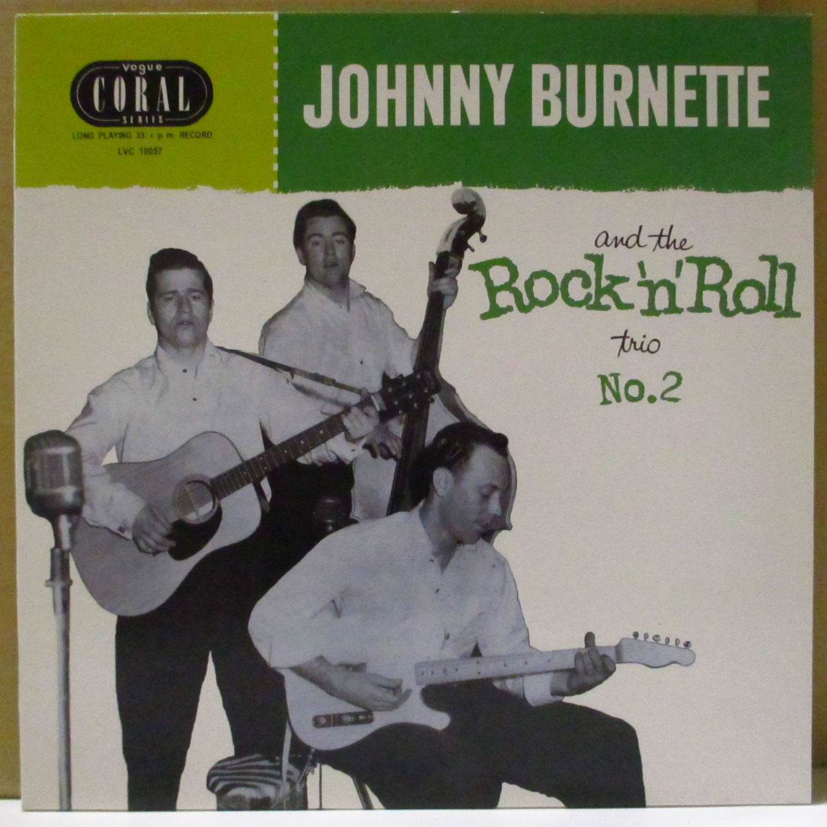 JOHNNY BURNETTE & THE R&R TRIO (ジョニー・バーネット・ロックンロール・トリオ)  - Johnny Burnette & The Rock'n'Roll Trio No.2 (EU限定「黒盤」モノラル10インチ LP)黄金期シングル編集コンピ！