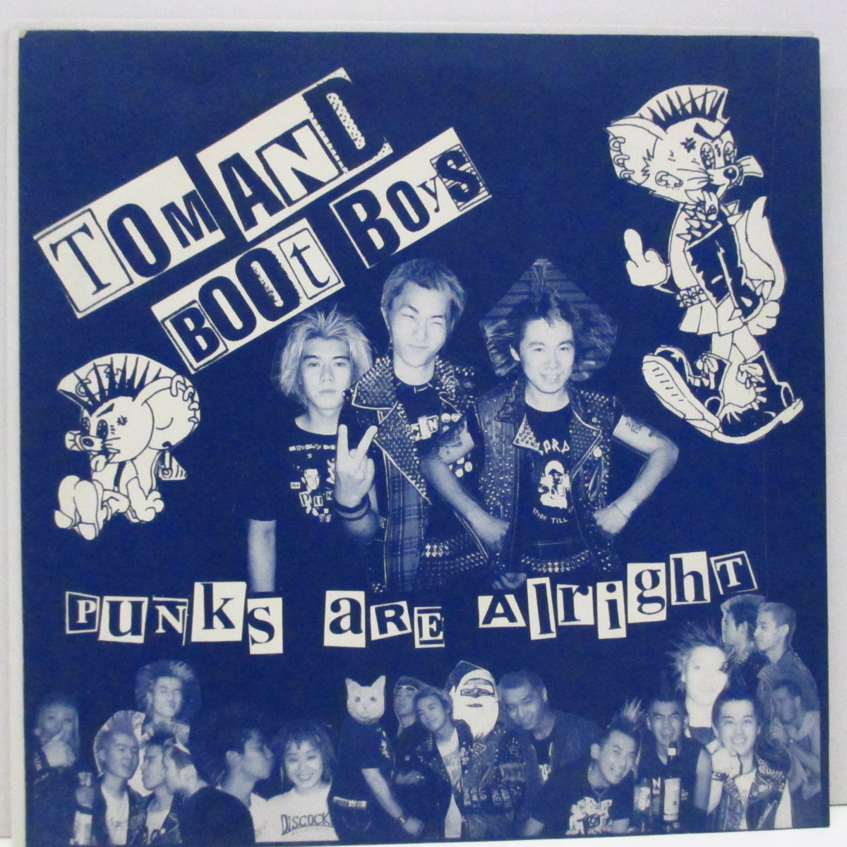TOM AND BOOT BOYS  (トム＆ブート・ボーイズ)  - Punks Are Alright (Japan '96 オリジナル 5曲入り 7"/マットソフト紙ジャケ) ファースト！