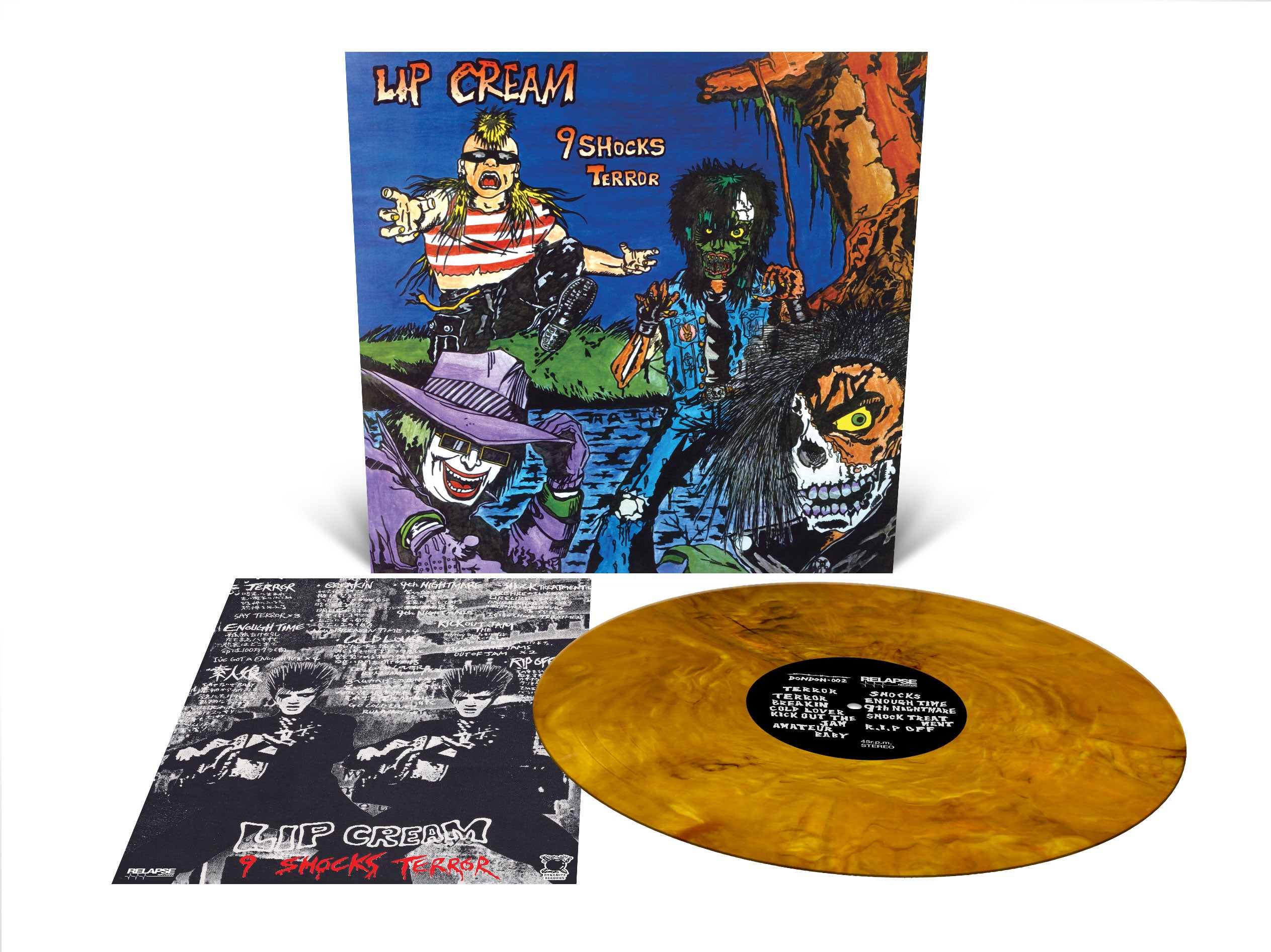 LIP CREAM (リップ・クリーム)  - 9 Shocks Terror (US 正規再発「1,300枚限定マーブルヴァイナル」LP/ New）2025年12月19日（金）発売！
