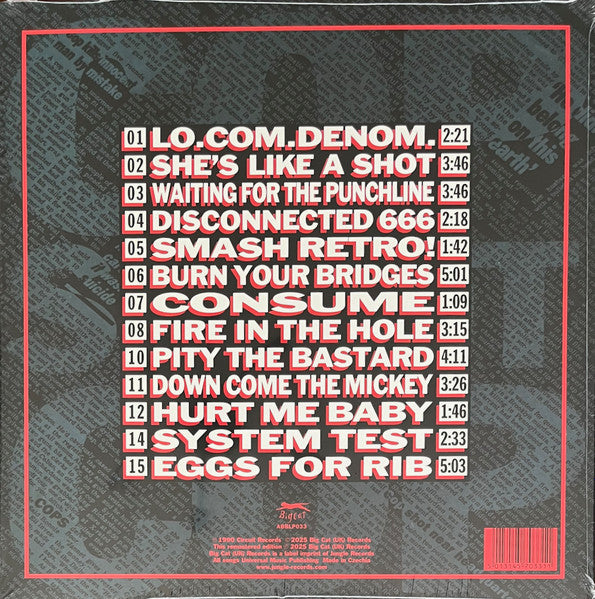 COP SHOOT COP (コップ・シュート・コップ)  - Consumer Revolt (EU RSD 2025 正規限定リマスター再発「ブルーヴァイナル」 LP/NEW) '90年1stアルバム