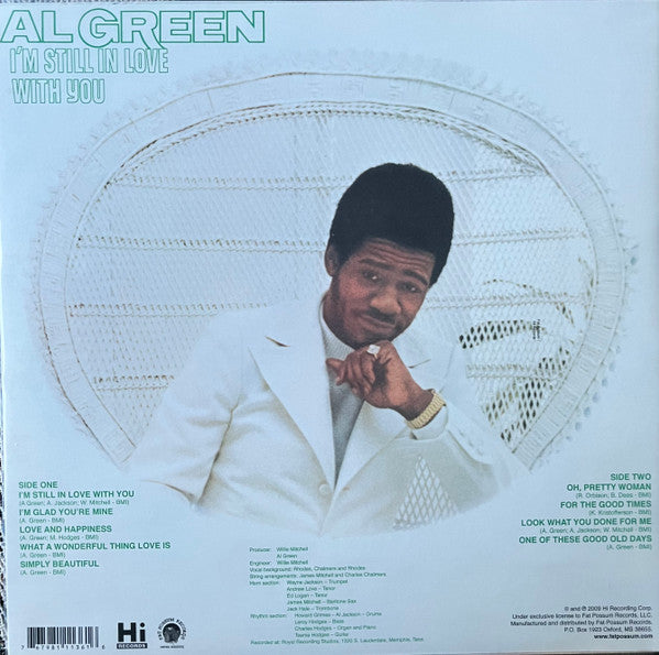 AL GREEN (アル・グリーン)  - I’m Still In Love With You (US 限定復刻再発「グリーン・スモーク　VINYL」LP/New)