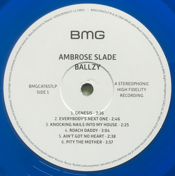 SLADE (AMBROSE  SLADE) (スレイド / アンブローズ・スレイド)  - Ballzy (EU 22年レコードストア・デイ限定「ブルー VINYL」LP/NEW)