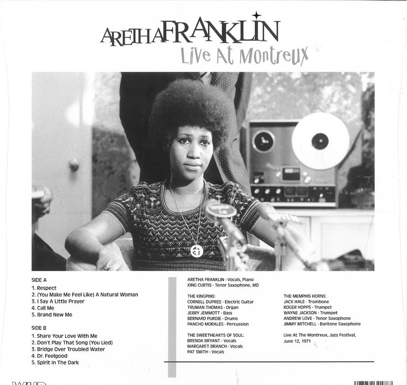 ARETHA FRANKLIN (アレサ・フランクリン)  - Live At Montreux 1971(EU 限定プレス LP/New)