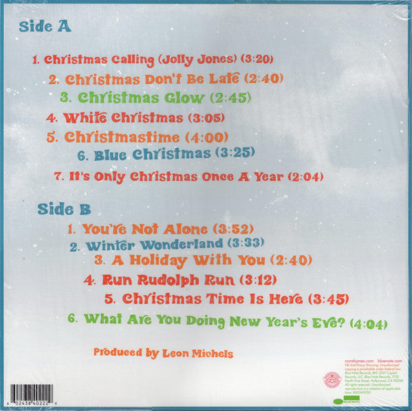 NORAH JONES (ノラ・ジョーンズ)  - I Dream Of A Christmas (US 限定ホワイトヴァイナル LP/NEW)