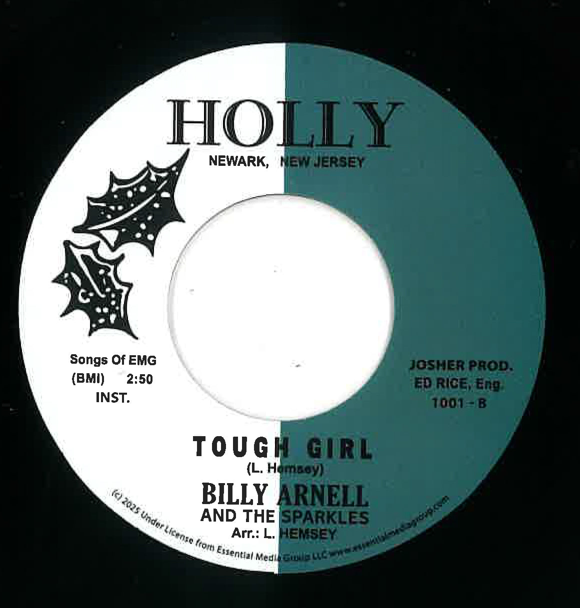 BILLY ARNELL & The Sparkles  (ビリー・アーネル＆ザ・スパークルズ)  - Tough Girl (UK 限定リプロ再発 7インチ+カンパニースリーブ/New)  N.Jブルーアイド、奇跡の美メロ・ローファイ・ガレージ・ノーザン！