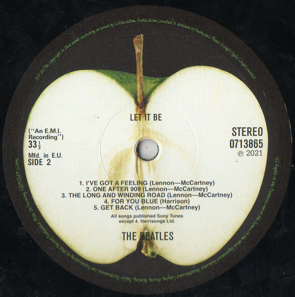 BEATLES (ビートルズ)  - Let It Be (Worldwide 限定リマスター再発ステレオ LP/New)