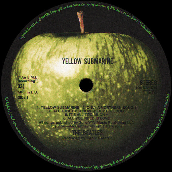 BEATLES (ビートルズ)  - Yellow Submarine (EU 限定リマスター再発 180g ステレオ LP/New)